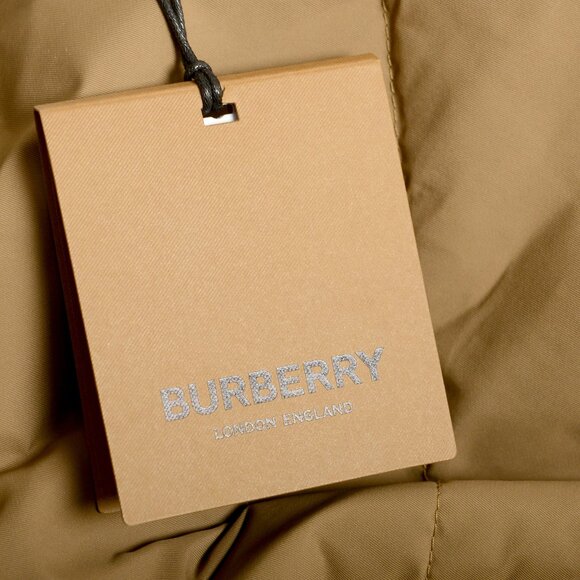 Burberry Women's Iver Down Checkered Reversible Puffer Parka Jacket US XL IT 46 - Picture 11 of 11